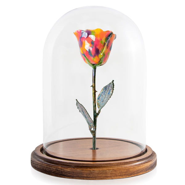 Enchanted Rose in Glass Dome Encanto The Forever Rose