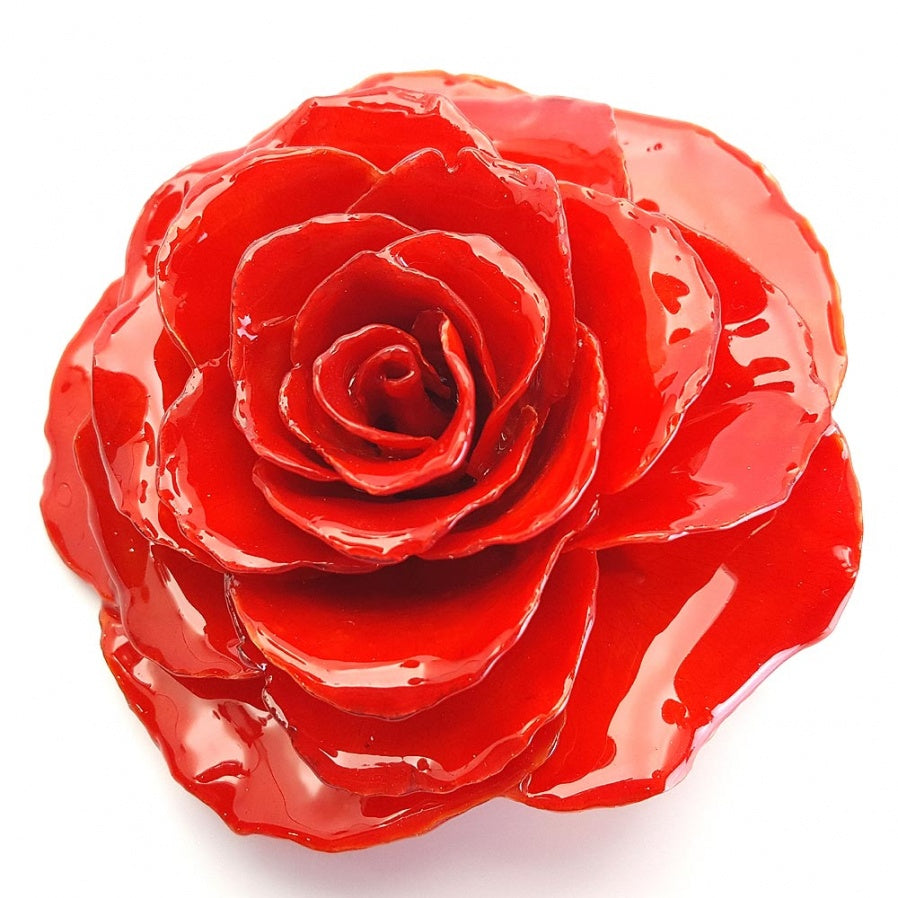 Forever Rose Ornament - Red