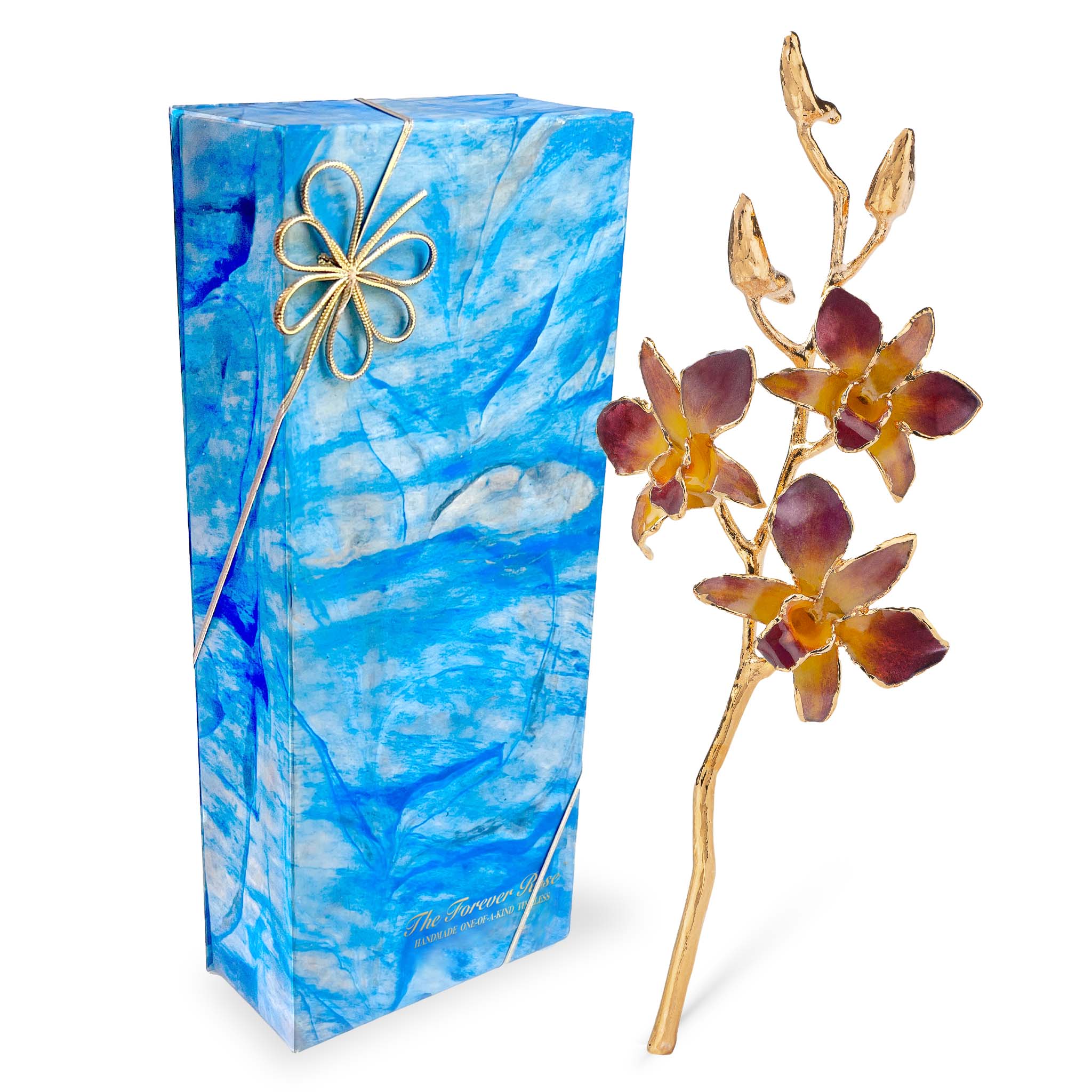 24K Gold Orchid - Lilac/Yellow
