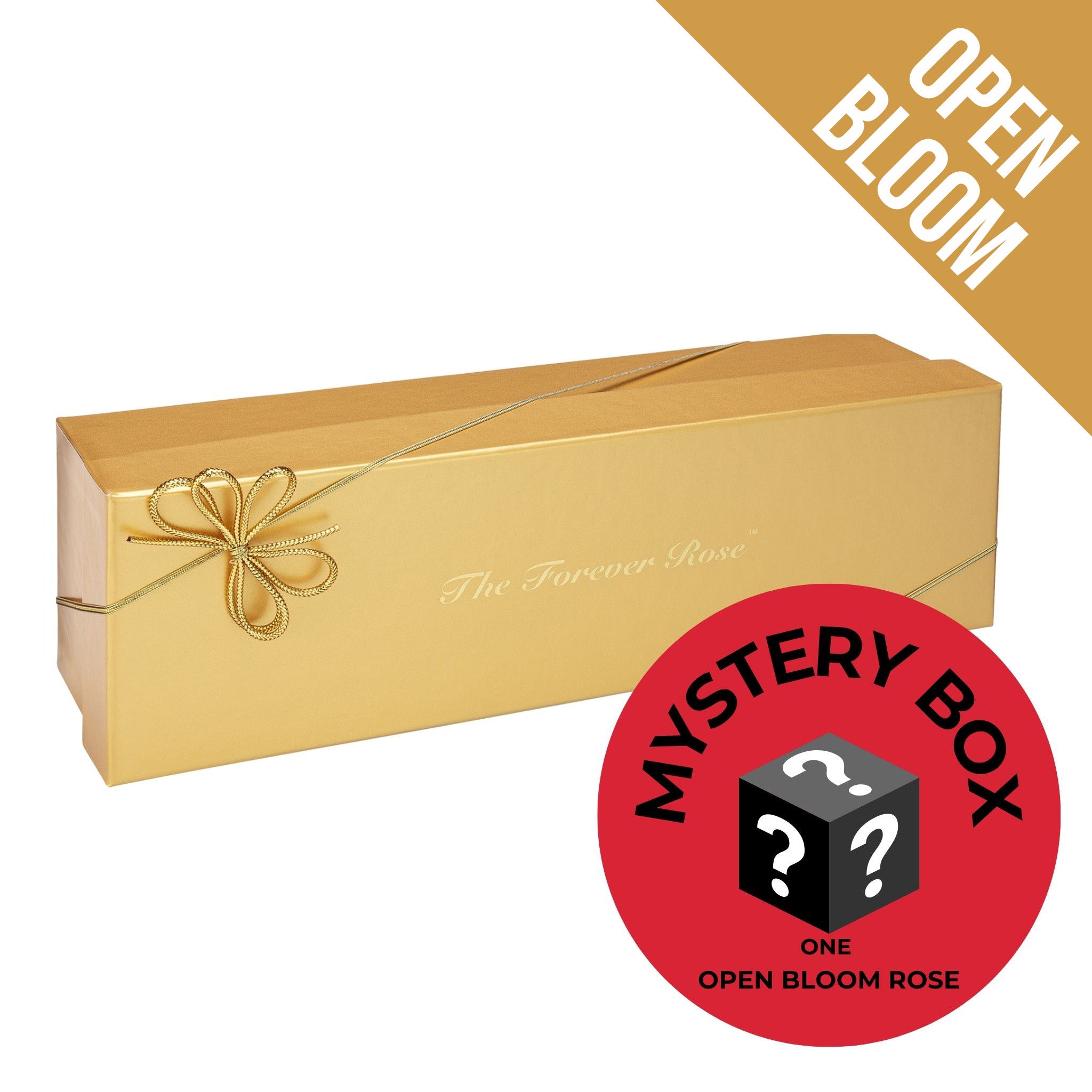 24K Gold Forever Rose - Mystery Box (Open Bloom)