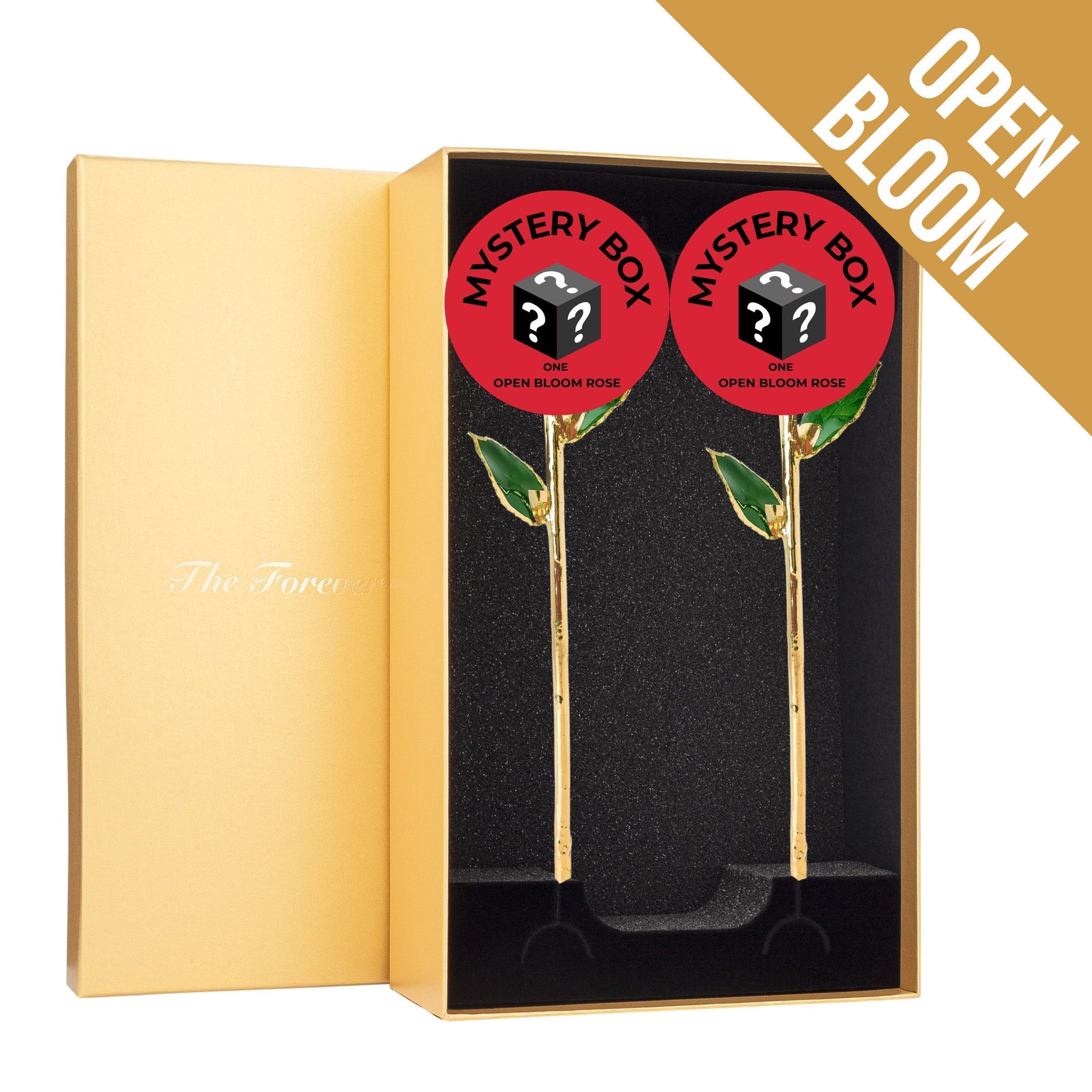 24K Gold Forever Rose - Mystery Box (Open Bloom)