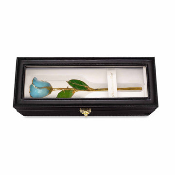 24K Gold Forever Rose - Baby Blue