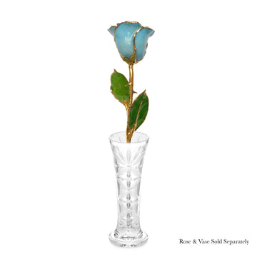 24K Gold Forever Rose - Baby Blue