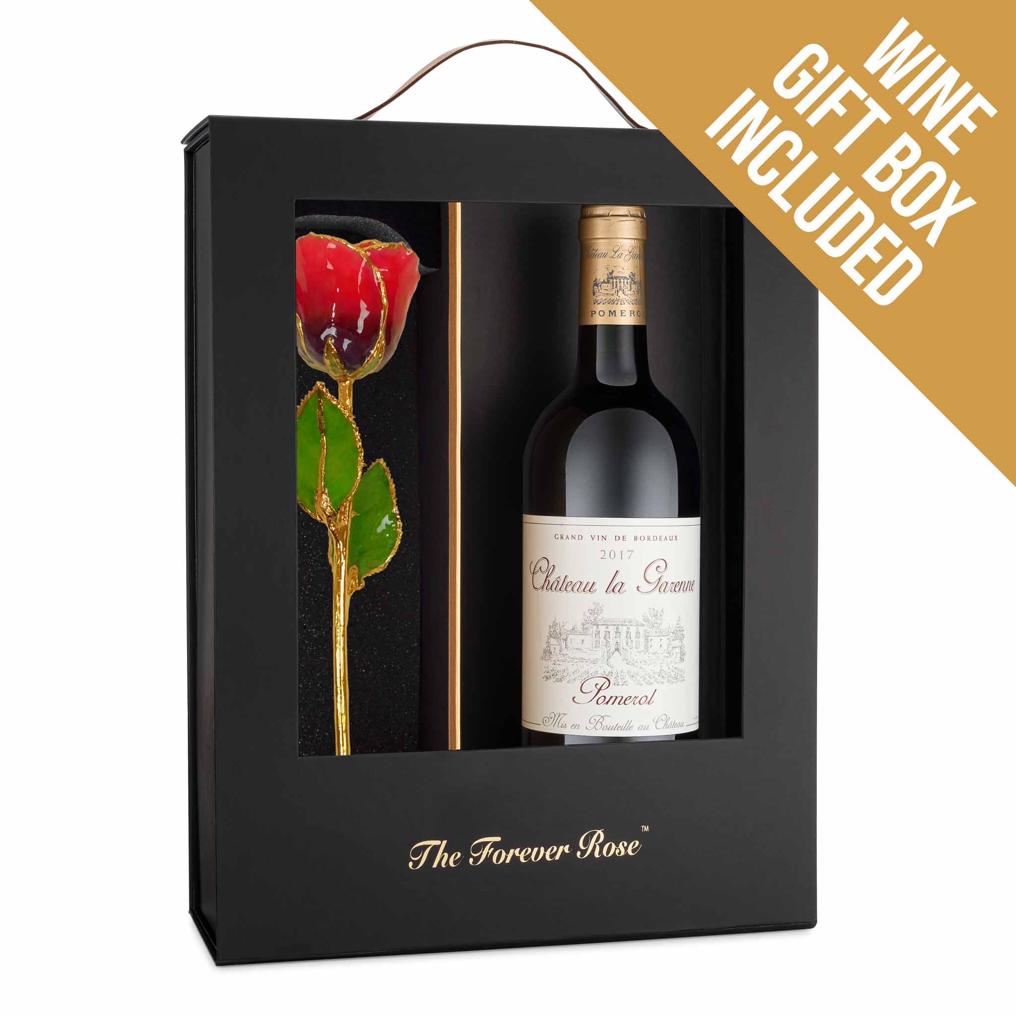 24K Gold Forever Rose - Cabernet (Wine Not Included)