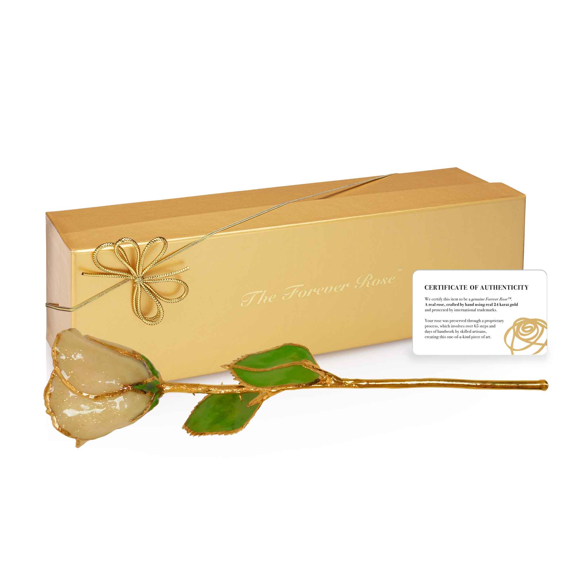 24K Gold Forever Rose - Champagne (Wine Not Included)