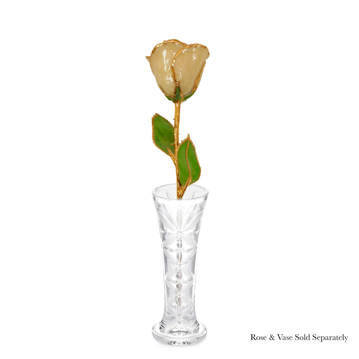 24K Gold Forever Rose - Champagne (Wine Not Included)