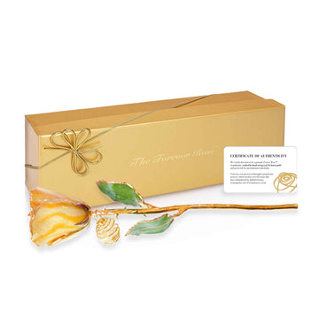 24K Gold Forever Rose - Citrine
