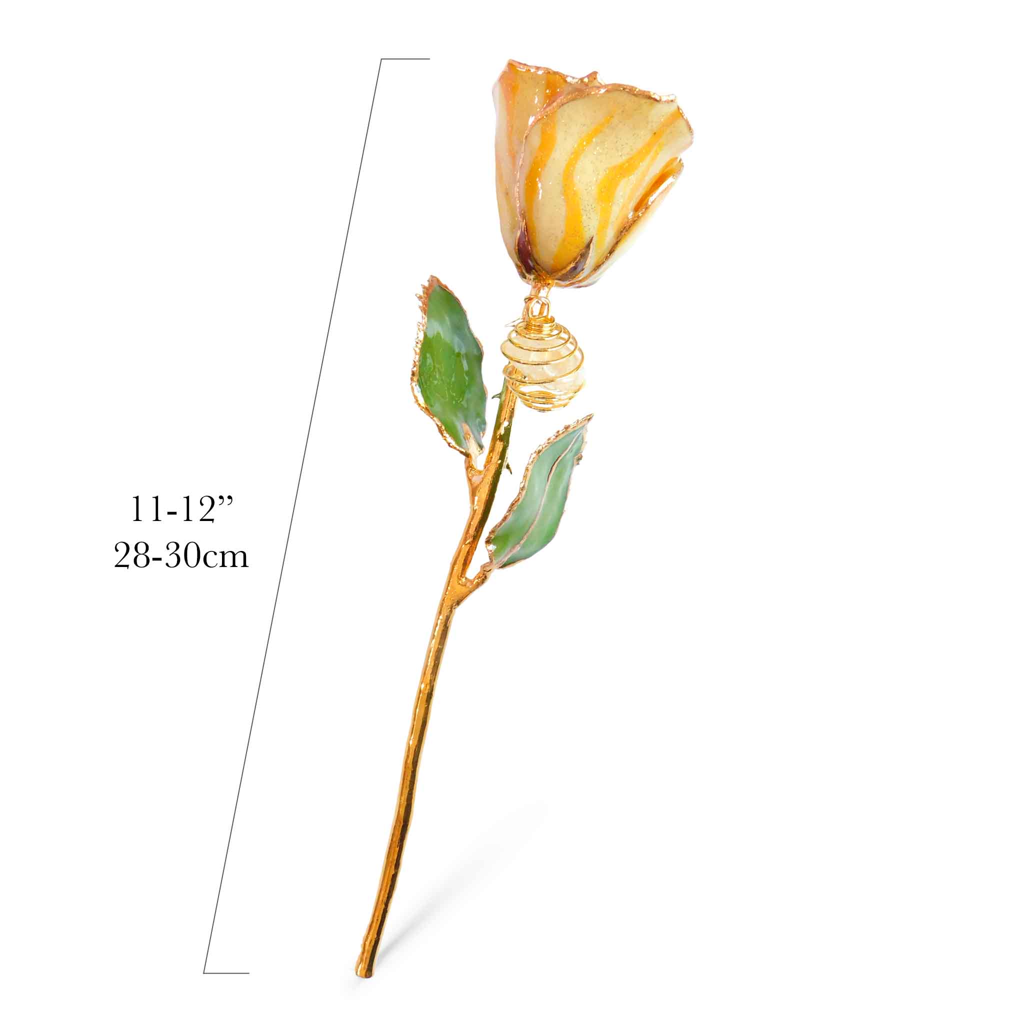24K Gold Forever Rose - Citrine