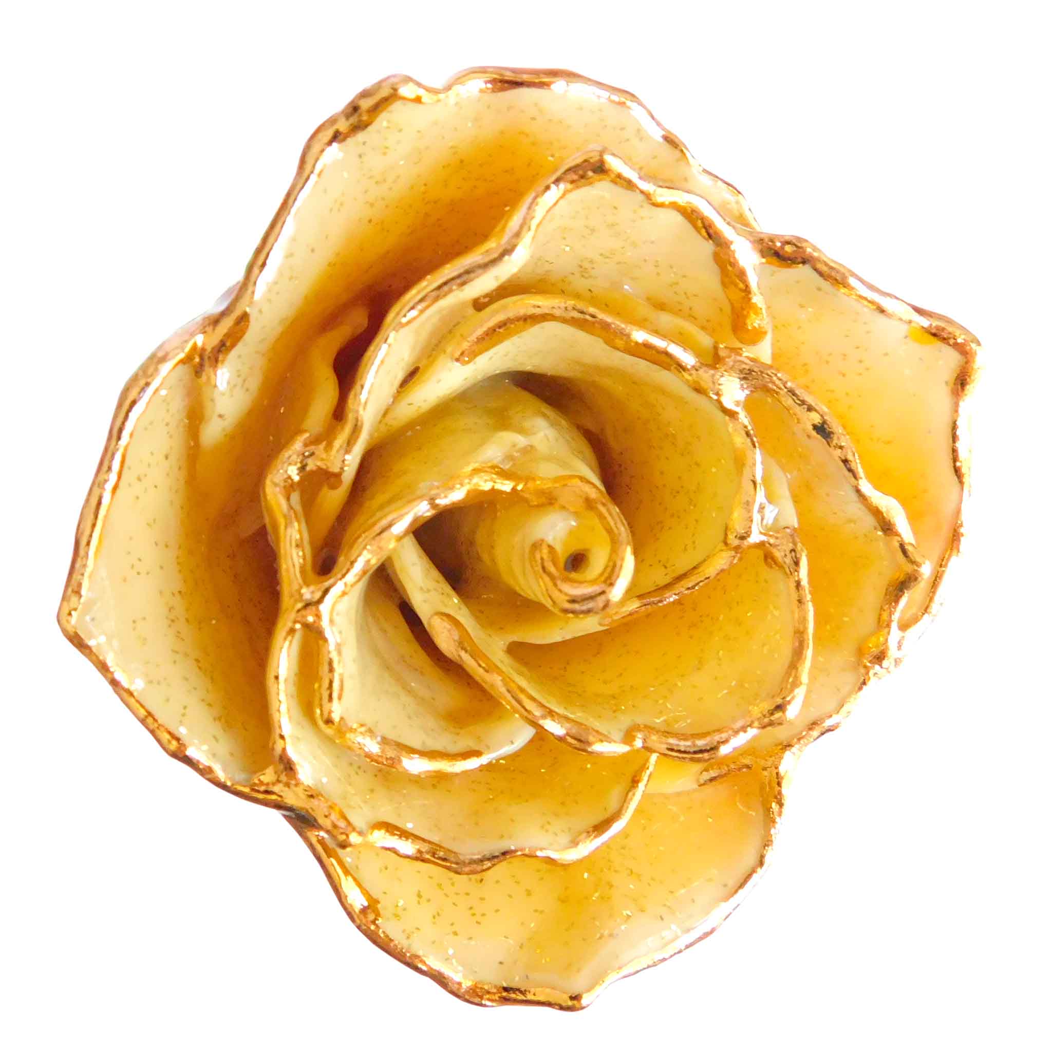 24K Gold Forever Rose - Citrine