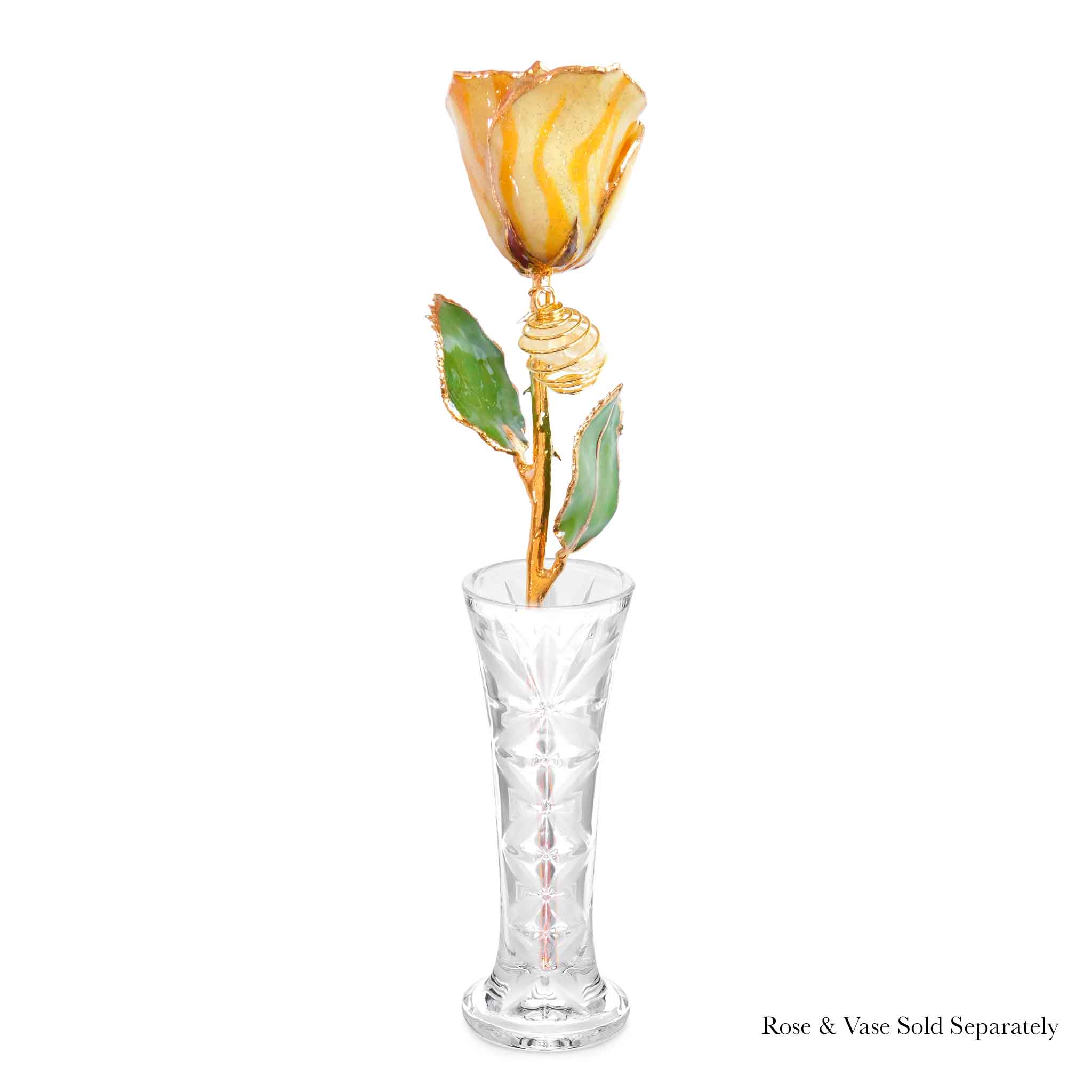 24K Gold Forever Rose - Citrine
