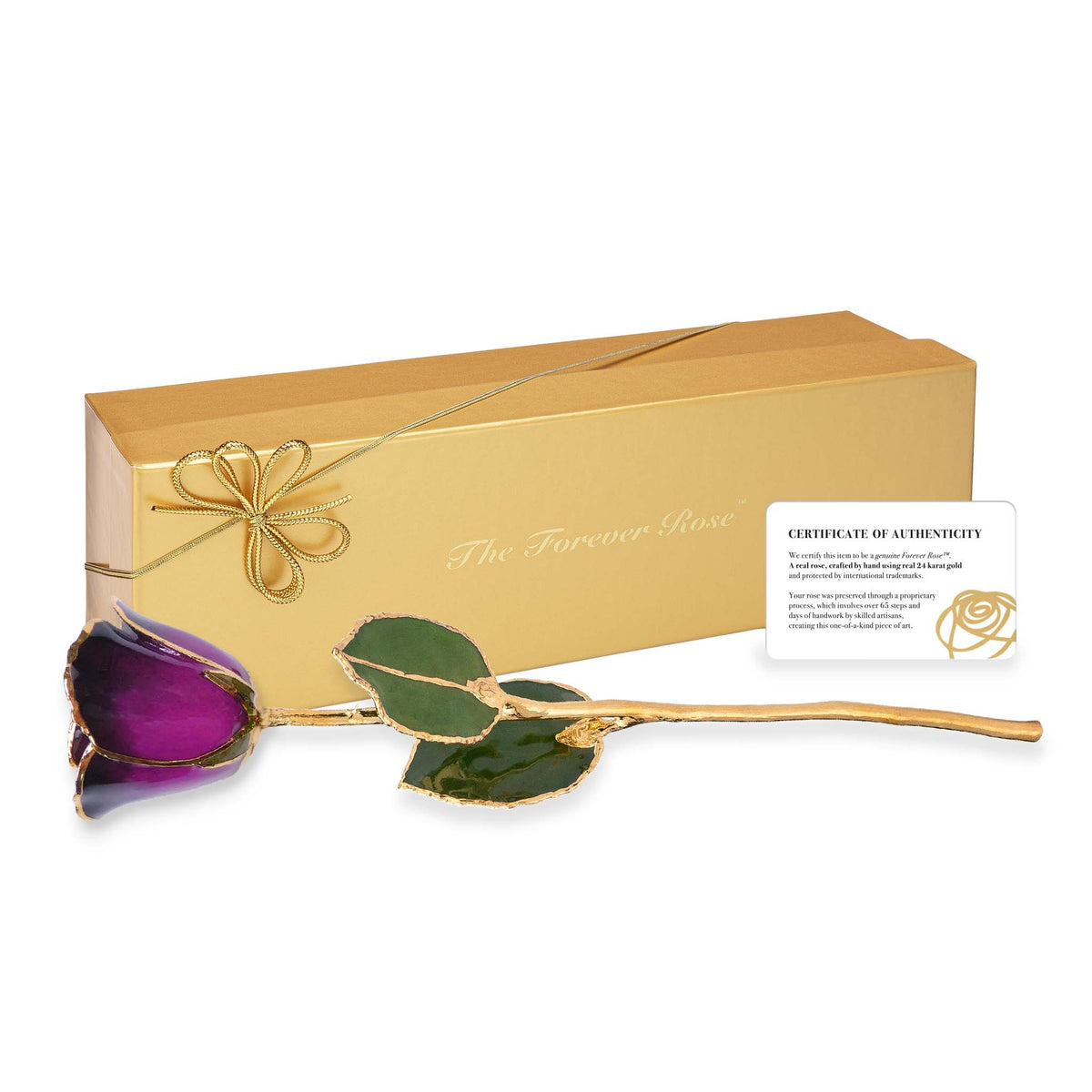 24K Gold Forever Rose - Deep Love