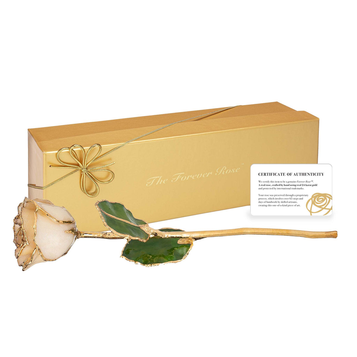 24K Gold Forever Rose - Diamond (April Birthstone)