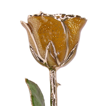 24K Gold Forever Rose - Heart of Gold