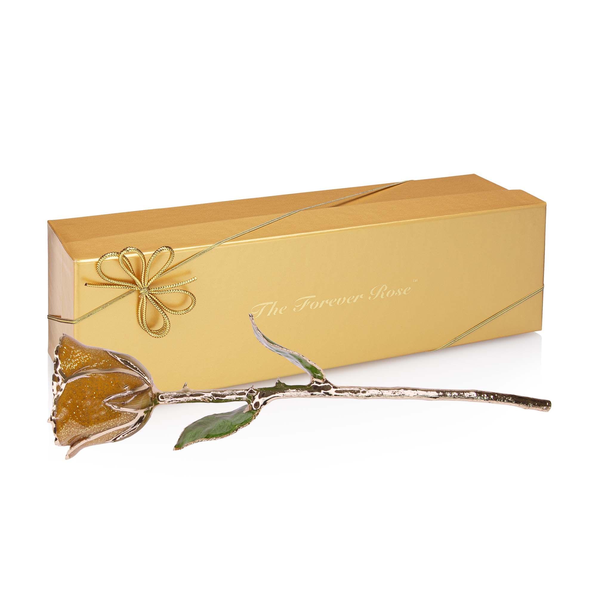 24K Gold Forever Rose - Heart of Gold
