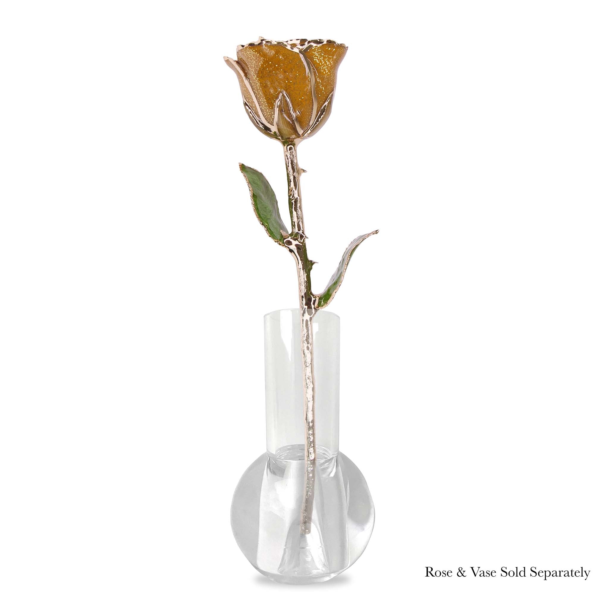 24K Gold Forever Rose - Heart of Gold
