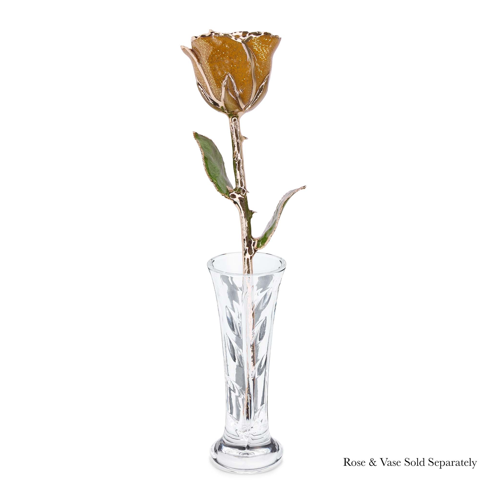 24K Gold Forever Rose - Heart of Gold