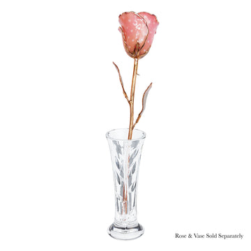 24K Gold Forever Rose - Heart Rose - Pink (White Hearts)