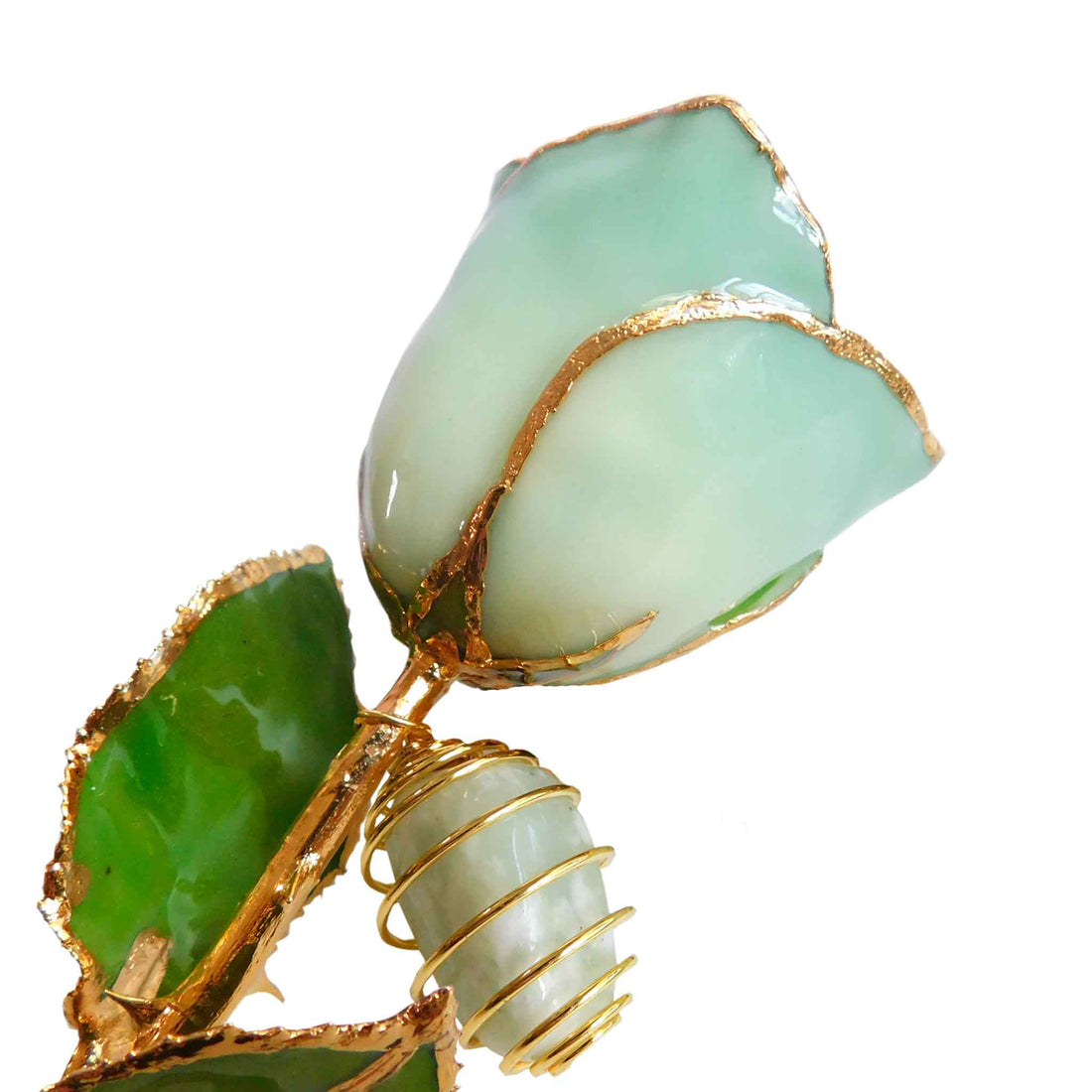 24K Gold Forever Rose - Jade