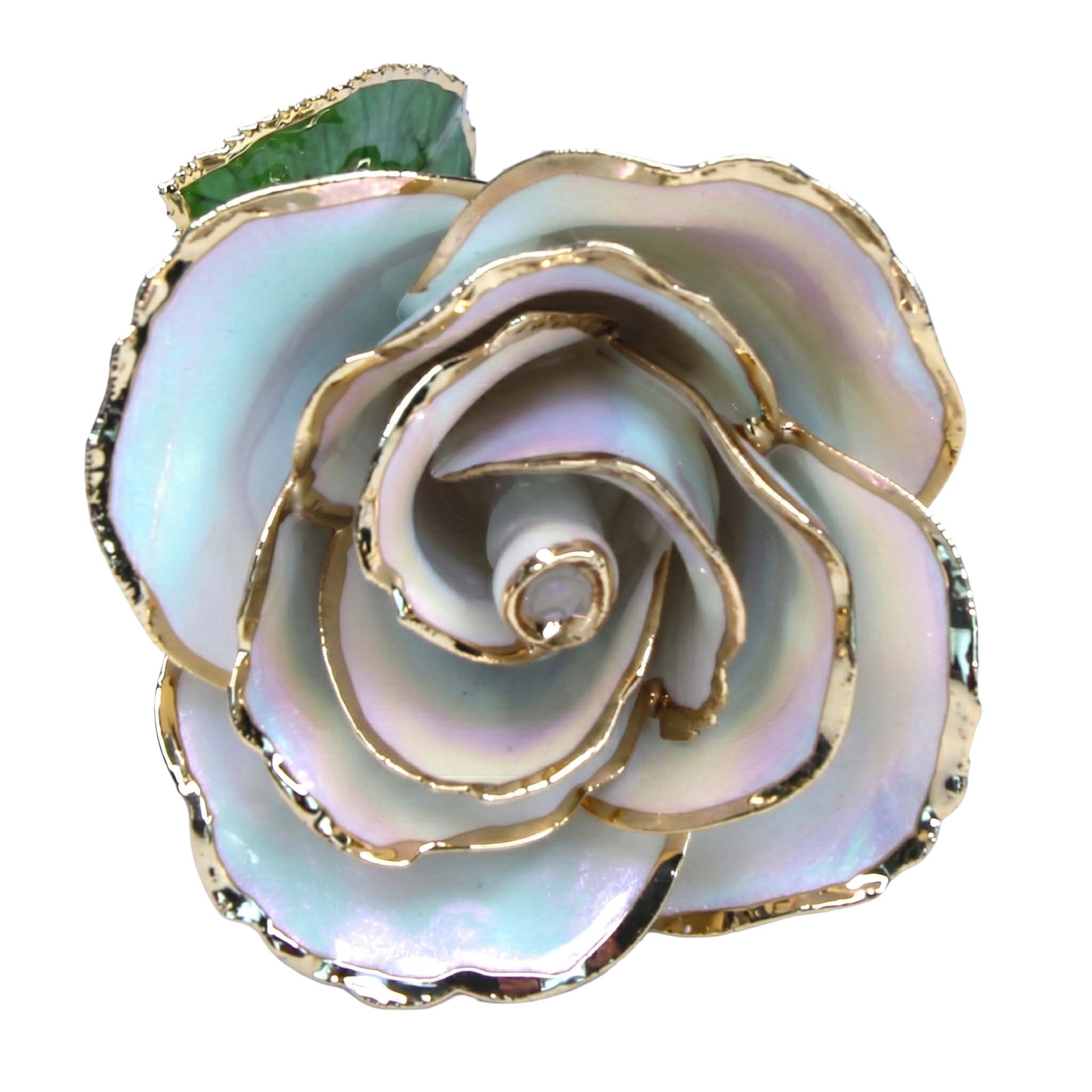 24K Gold Forever Rose - Opal Sparkle (October Birthstone) (Redesigned for 2026)