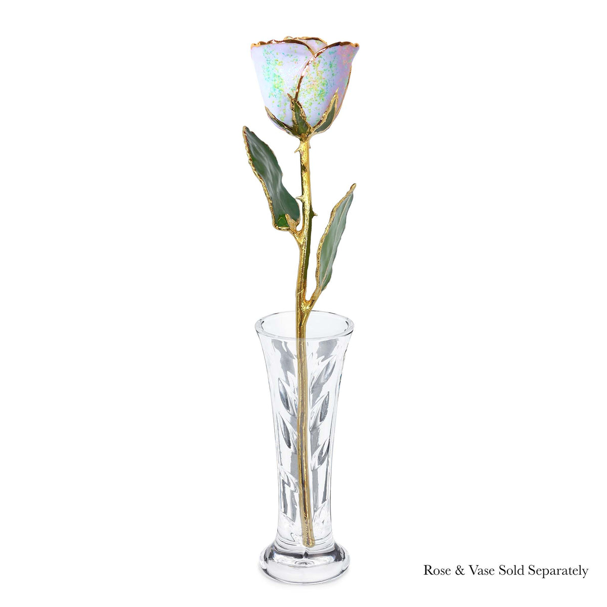 24K Gold Forever Rose - Opal Sparkle (October Birthstone) (Redesigned for 2026)