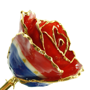 24K Gold Forever Rose - The Patriot Rose