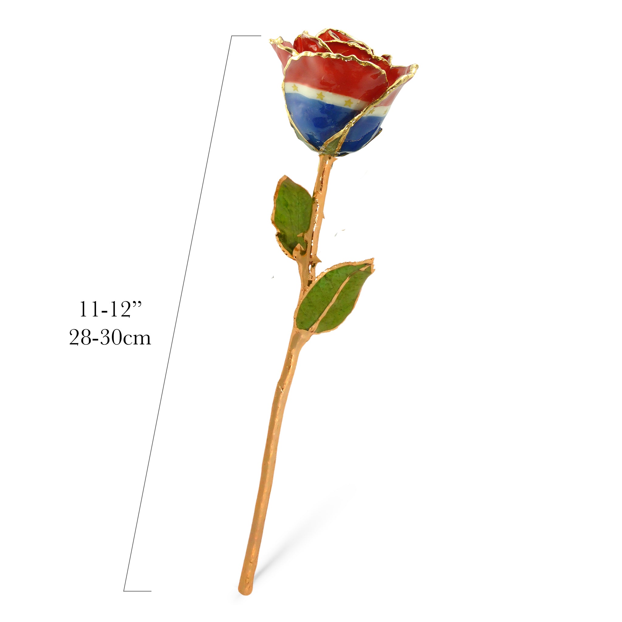 24K Gold Forever Rose - The Patriot Rose