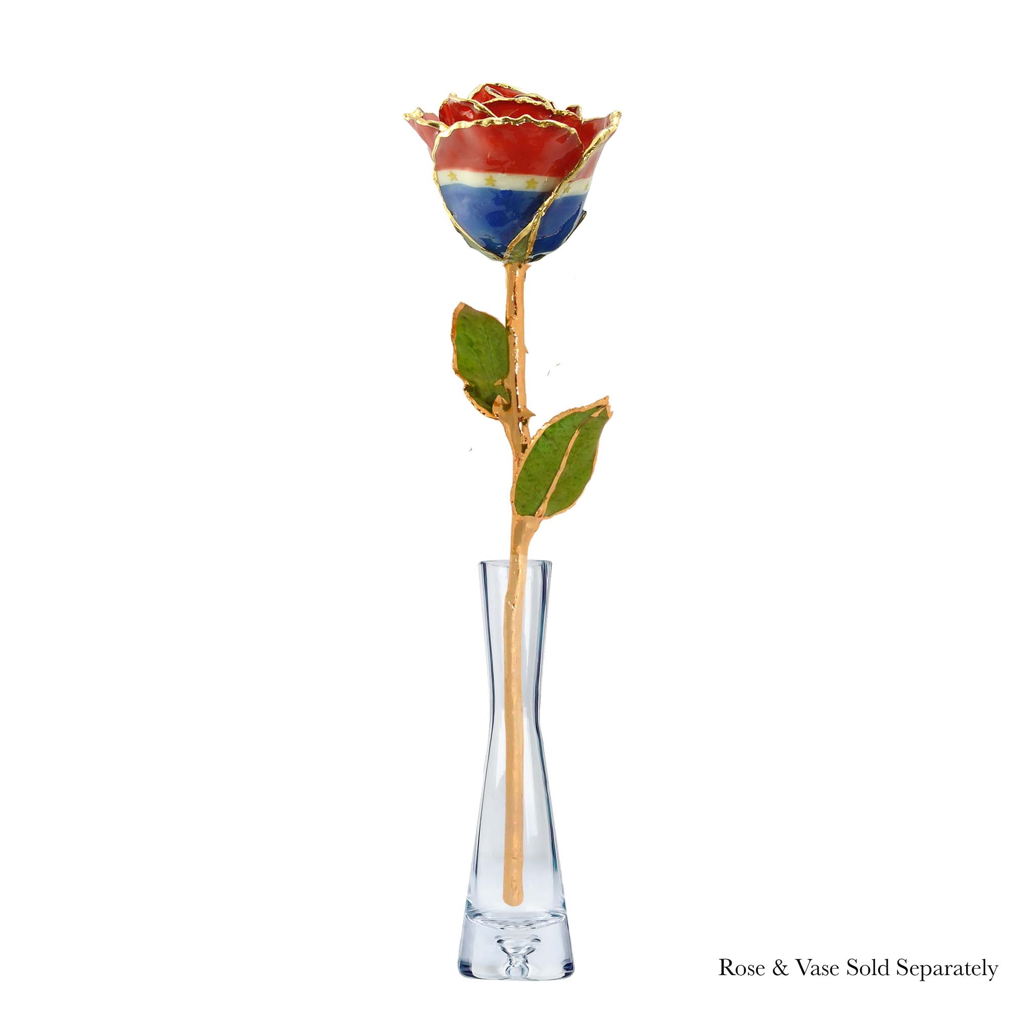 24K Gold Forever Rose - The Patriot Rose