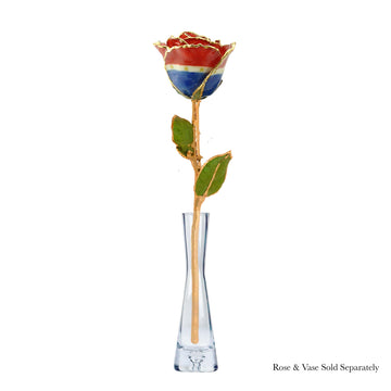 24K Gold Forever Rose - The Patriot Rose