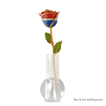 24K Gold Forever Rose - The Patriot Rose