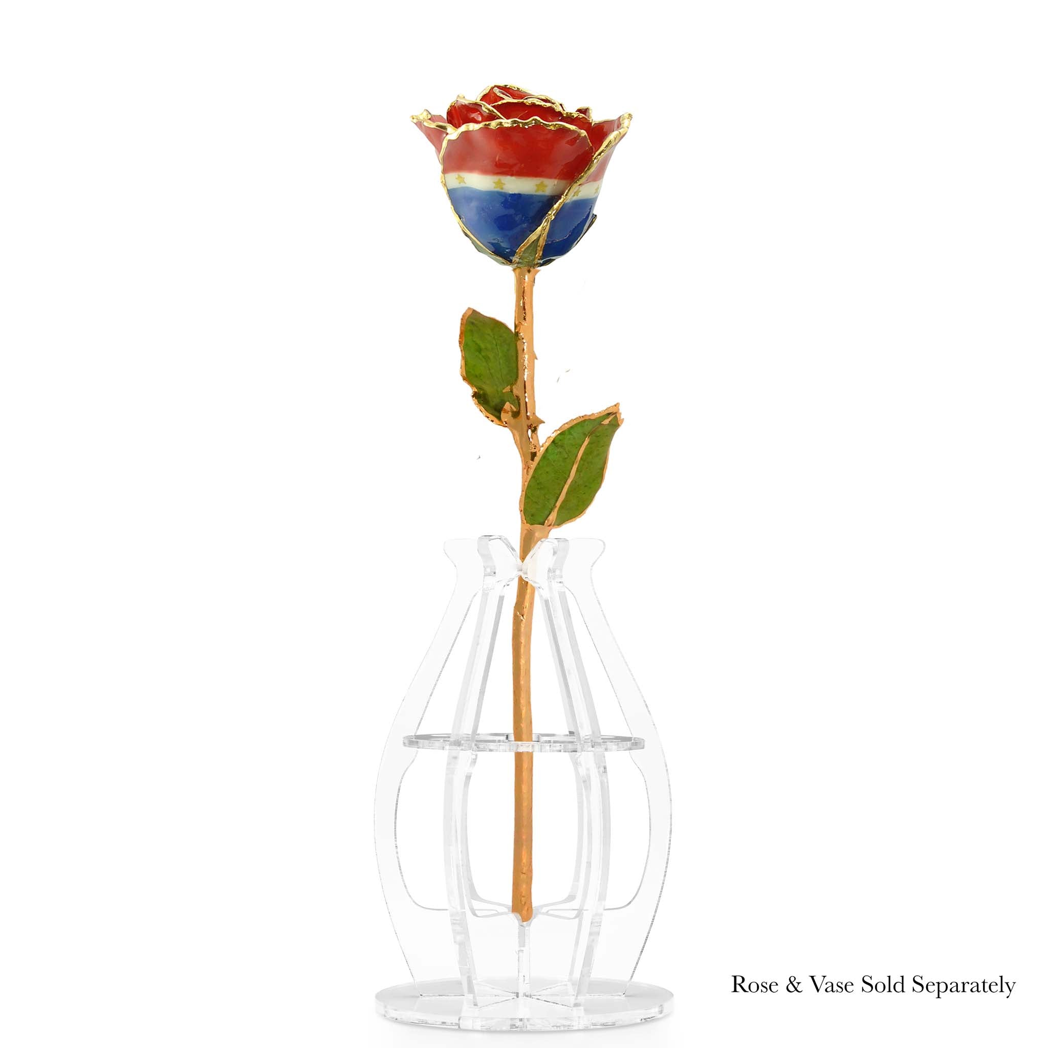 24K Gold Forever Rose - The Patriot Rose