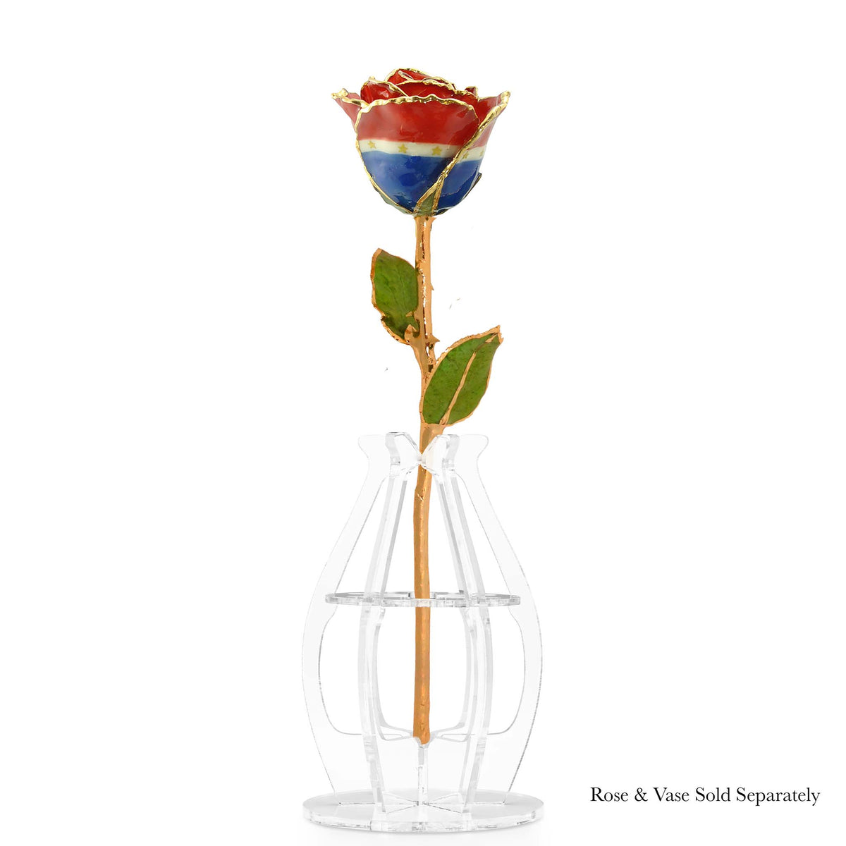 24K Gold Forever Rose - The Patriot Rose