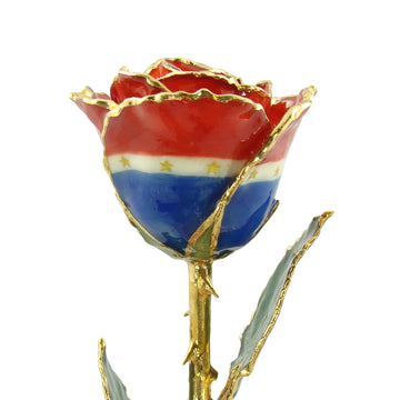 24K Gold Forever Rose - The Patriot Rose
