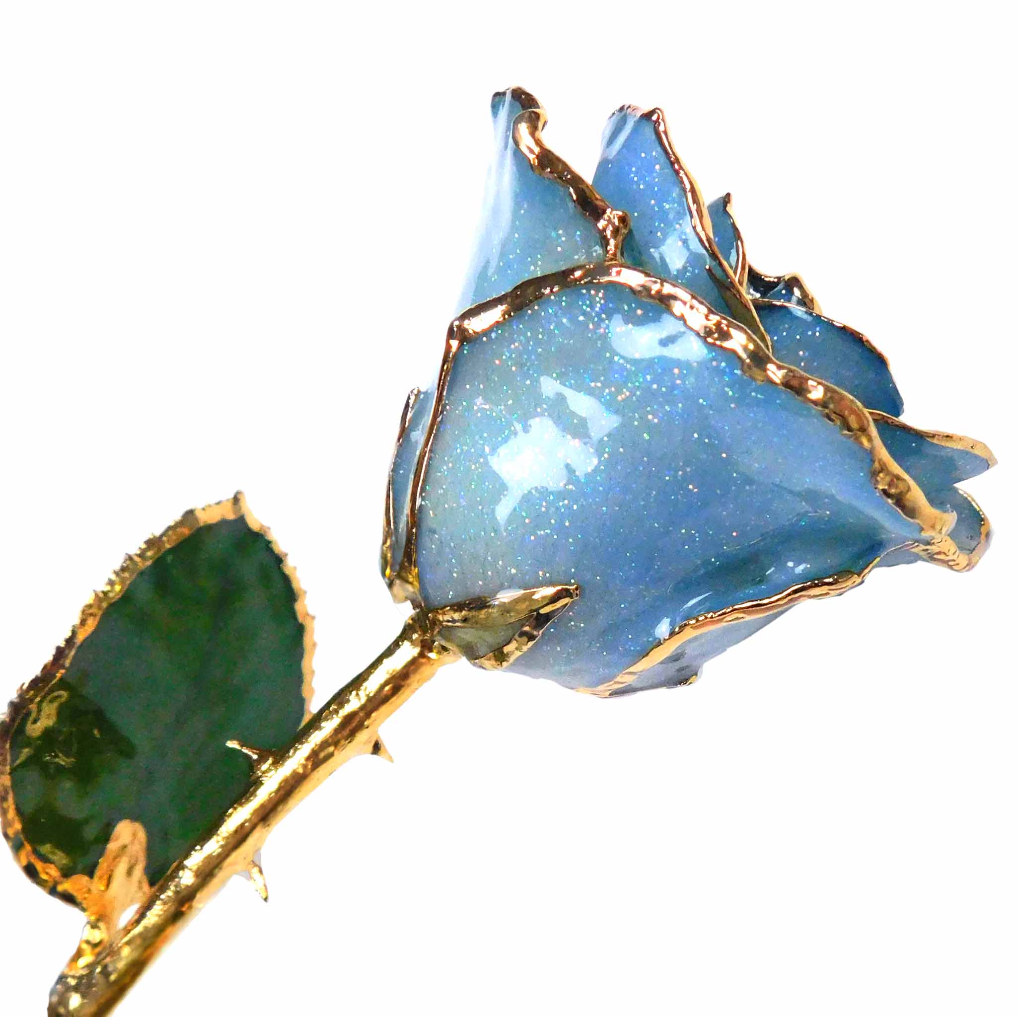 24K Gold Forever Rose - Princess Blue