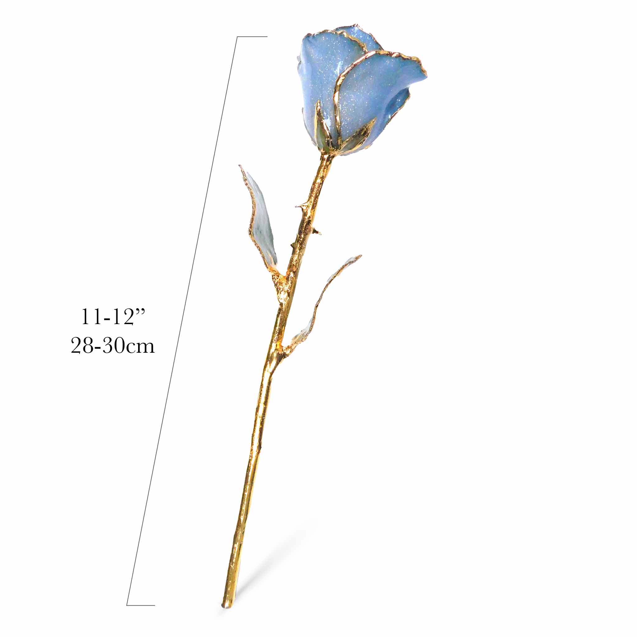 24K Gold Forever Rose - Princess Blue