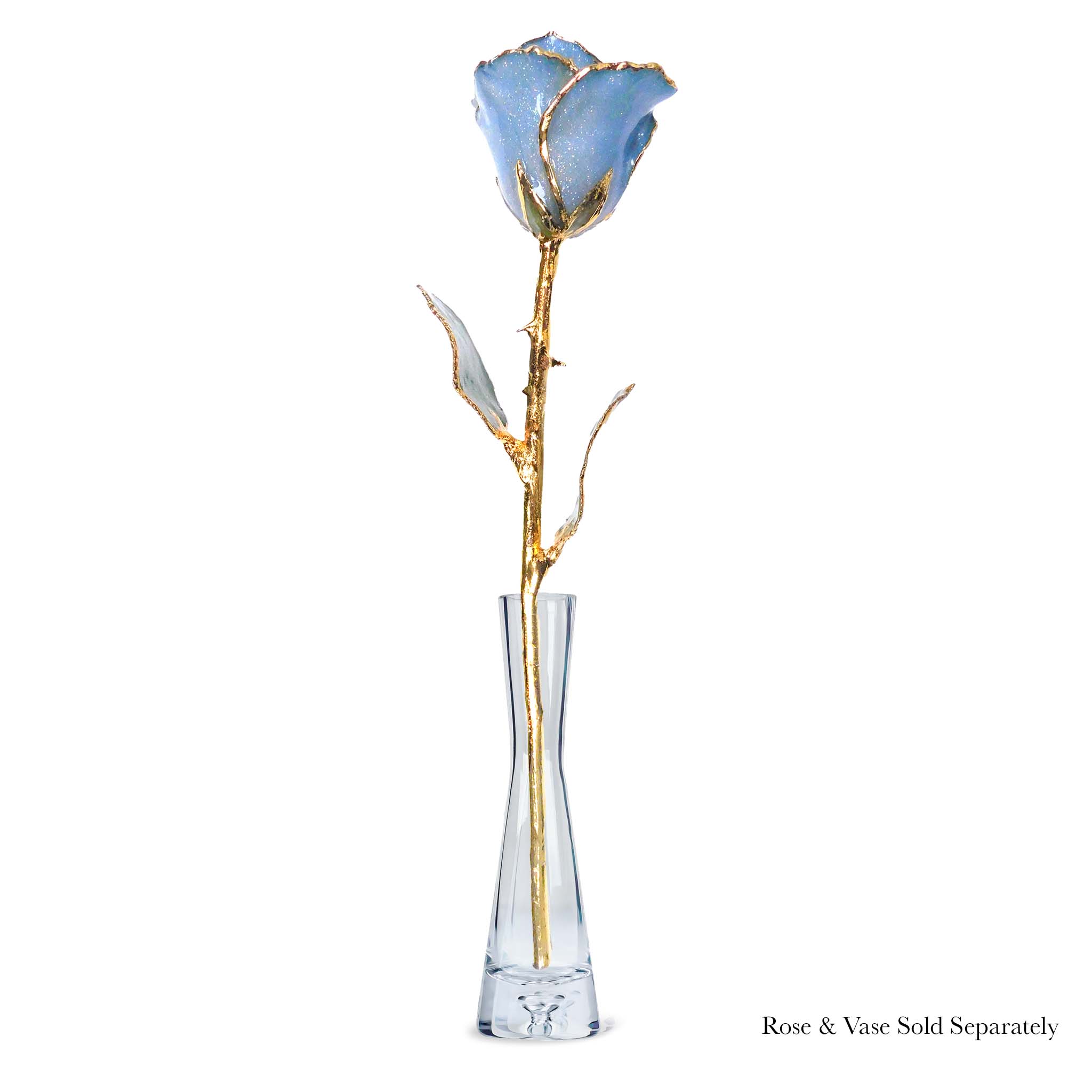 24K Gold Forever Rose - Princess Blue