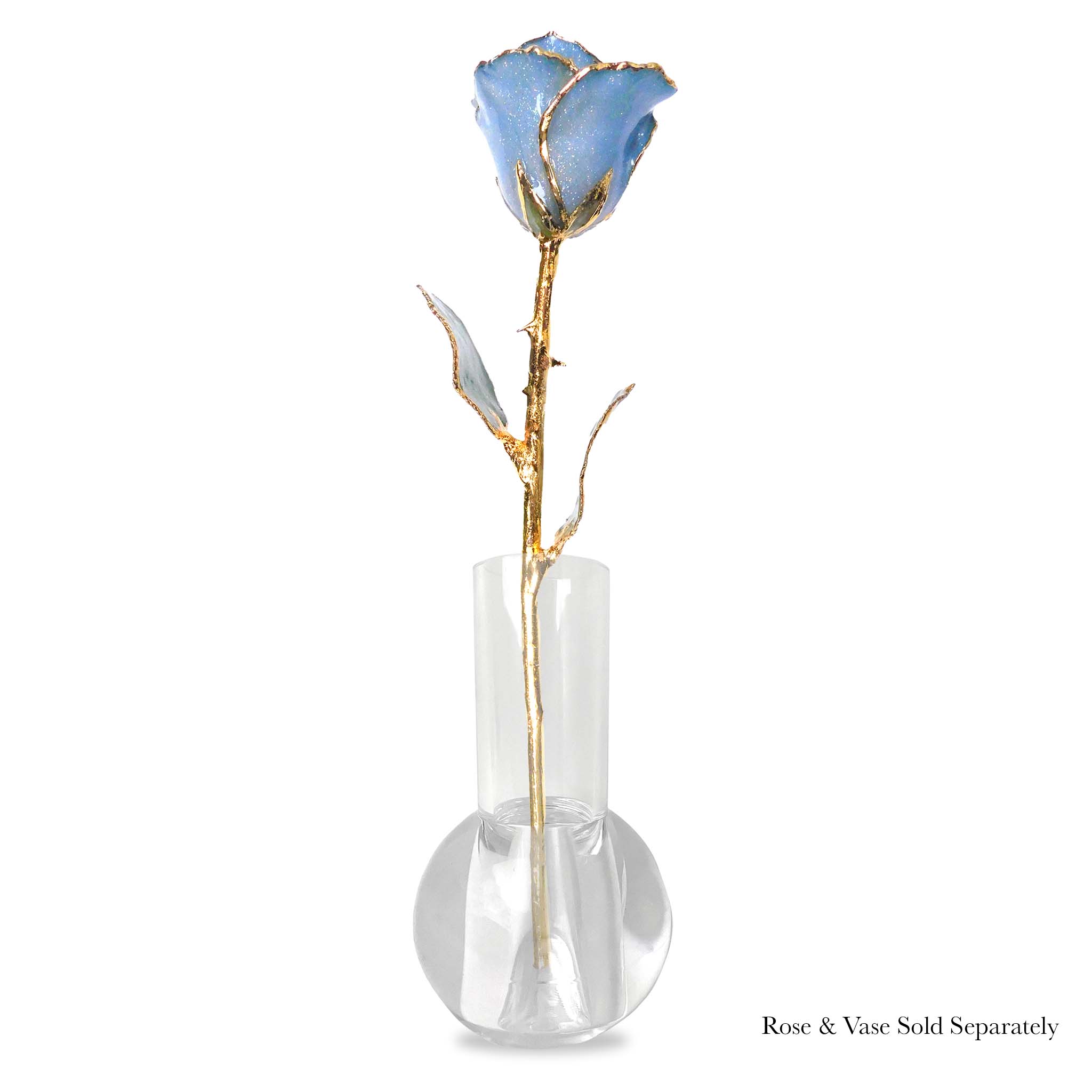 24K Gold Forever Rose - Princess Blue