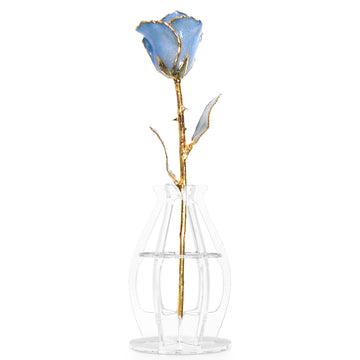 24K Gold Forever Rose - Princess Blue