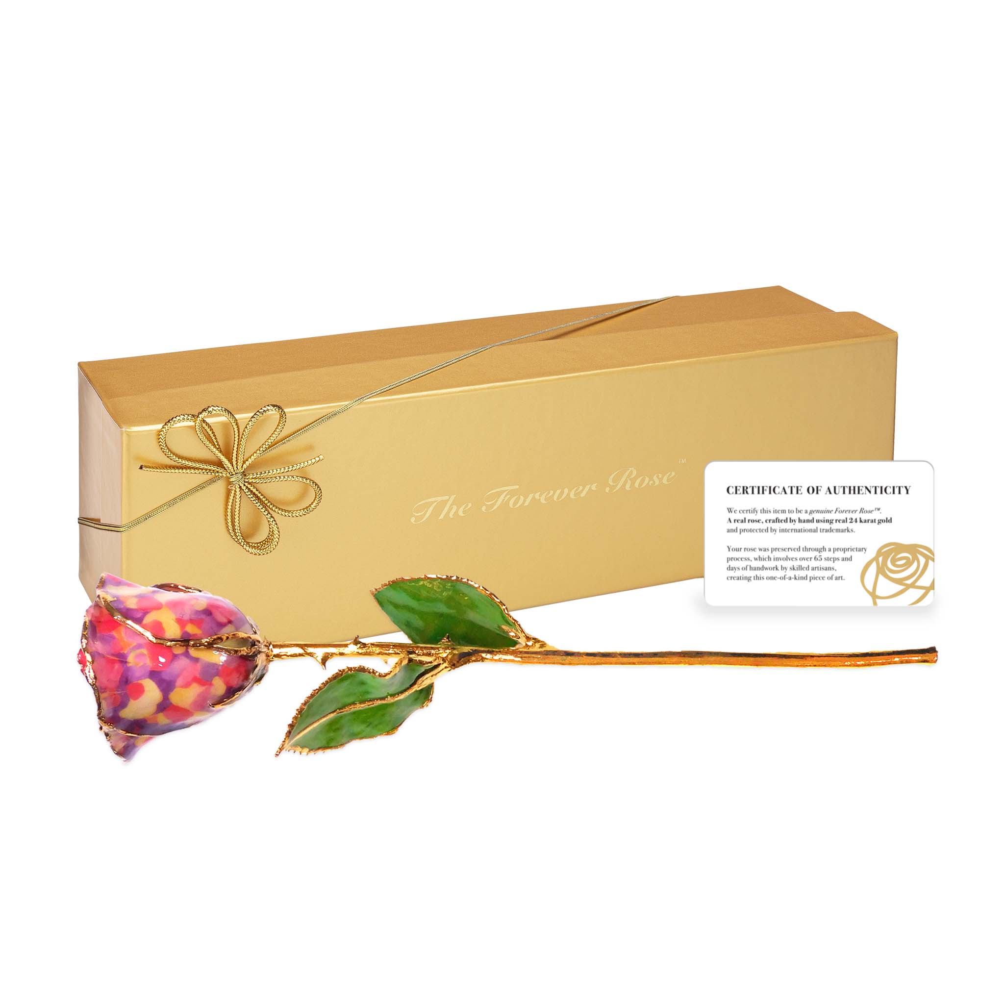 24K Gold Forever Rose - Confetti