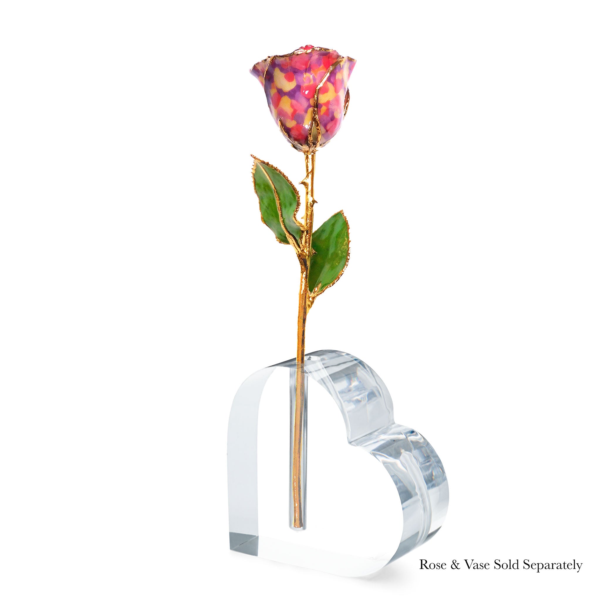 24K Gold Forever Rose - Confetti