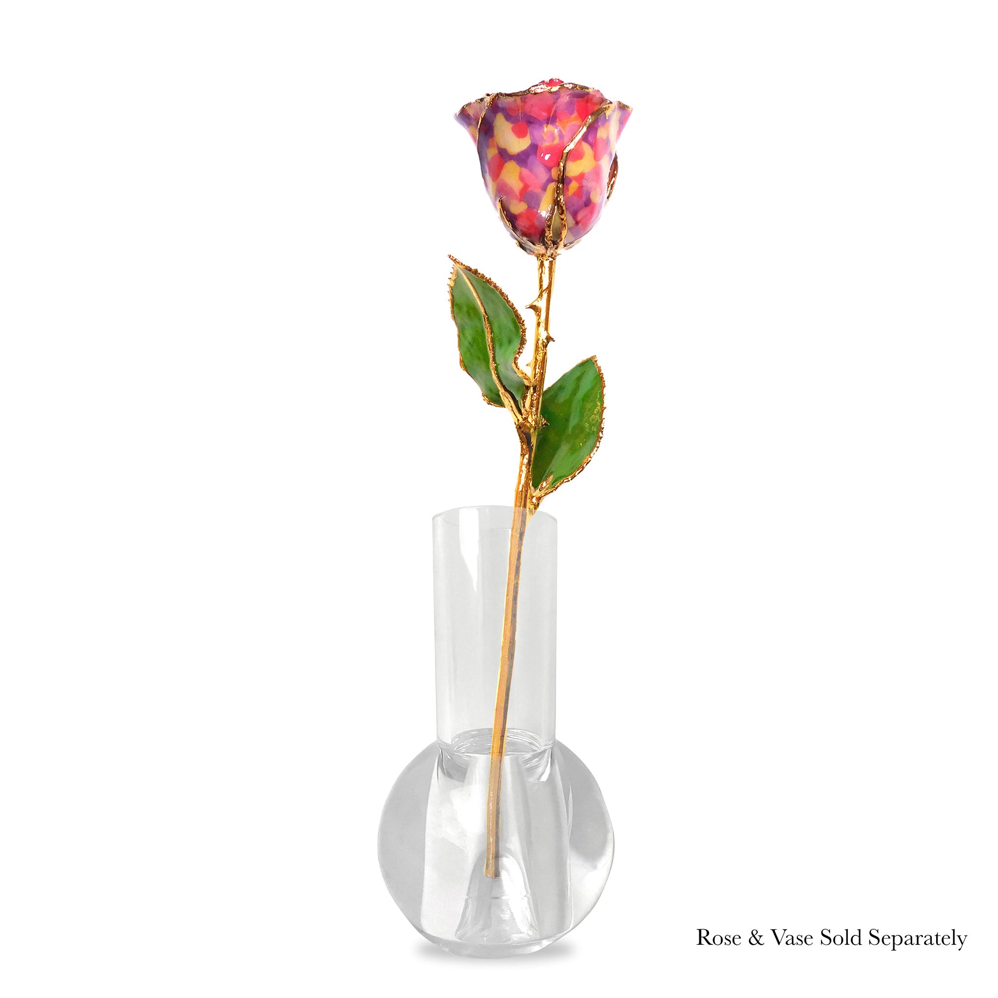 24K Gold Forever Rose - Confetti