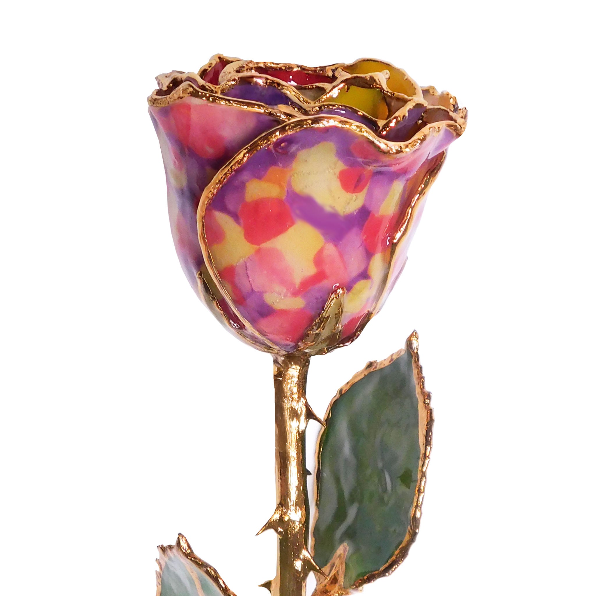 24K Gold Forever Rose - Confetti