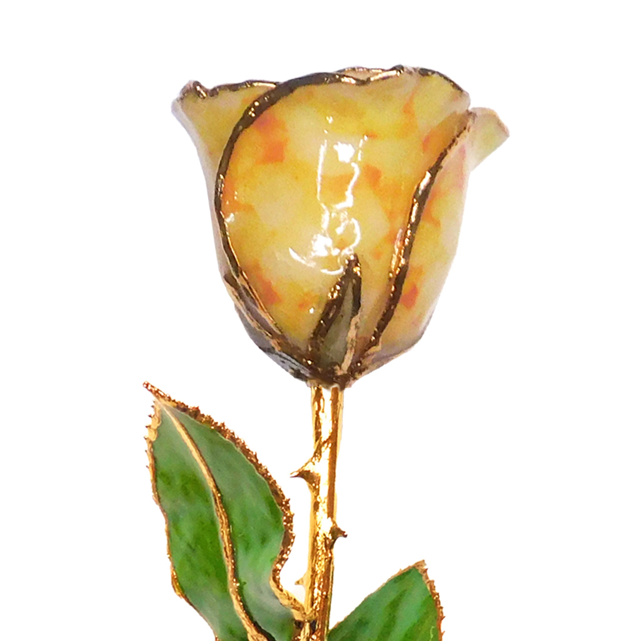 24K Gold Forever Rose - Yellow Quartz