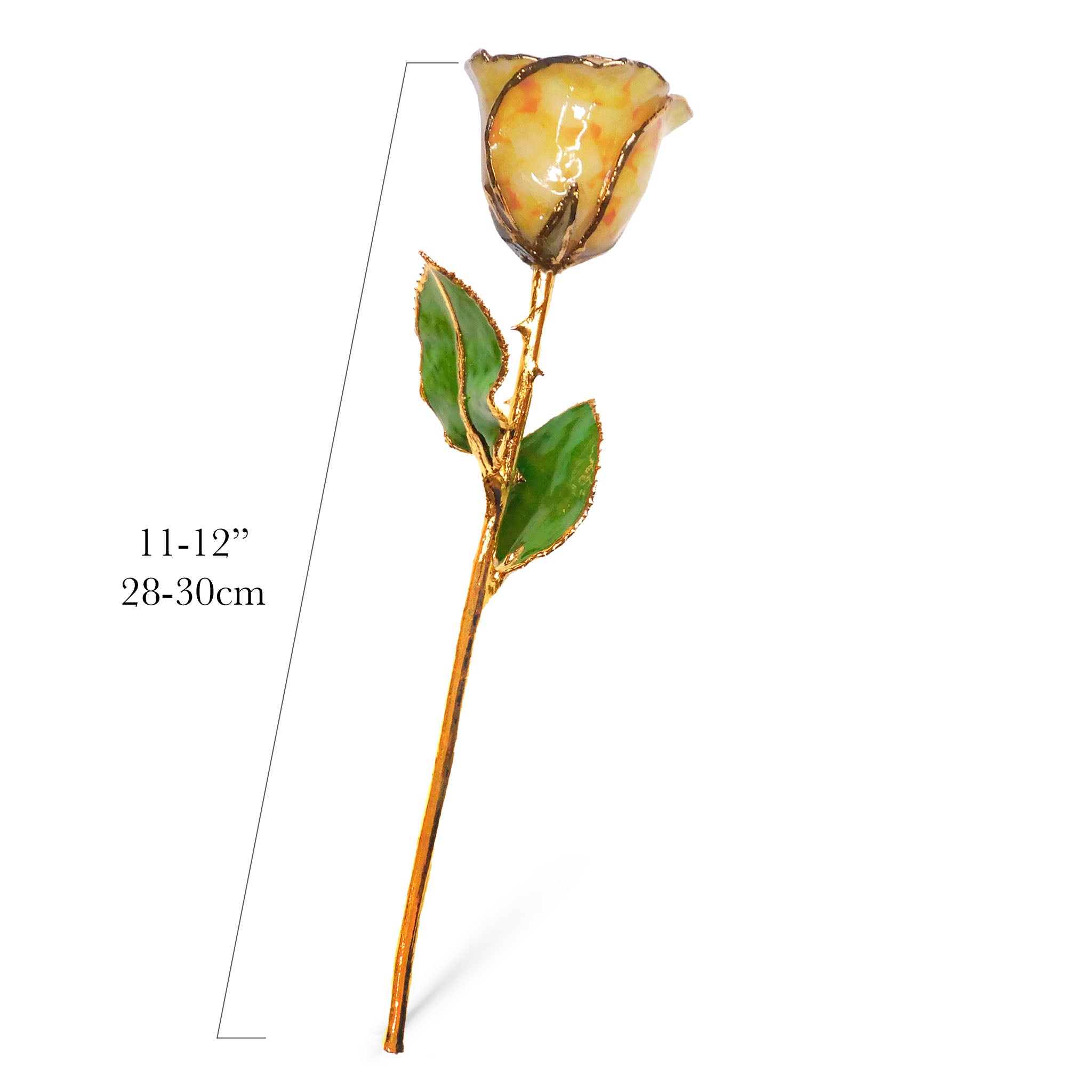 24K Gold Forever Rose - Yellow Quartz