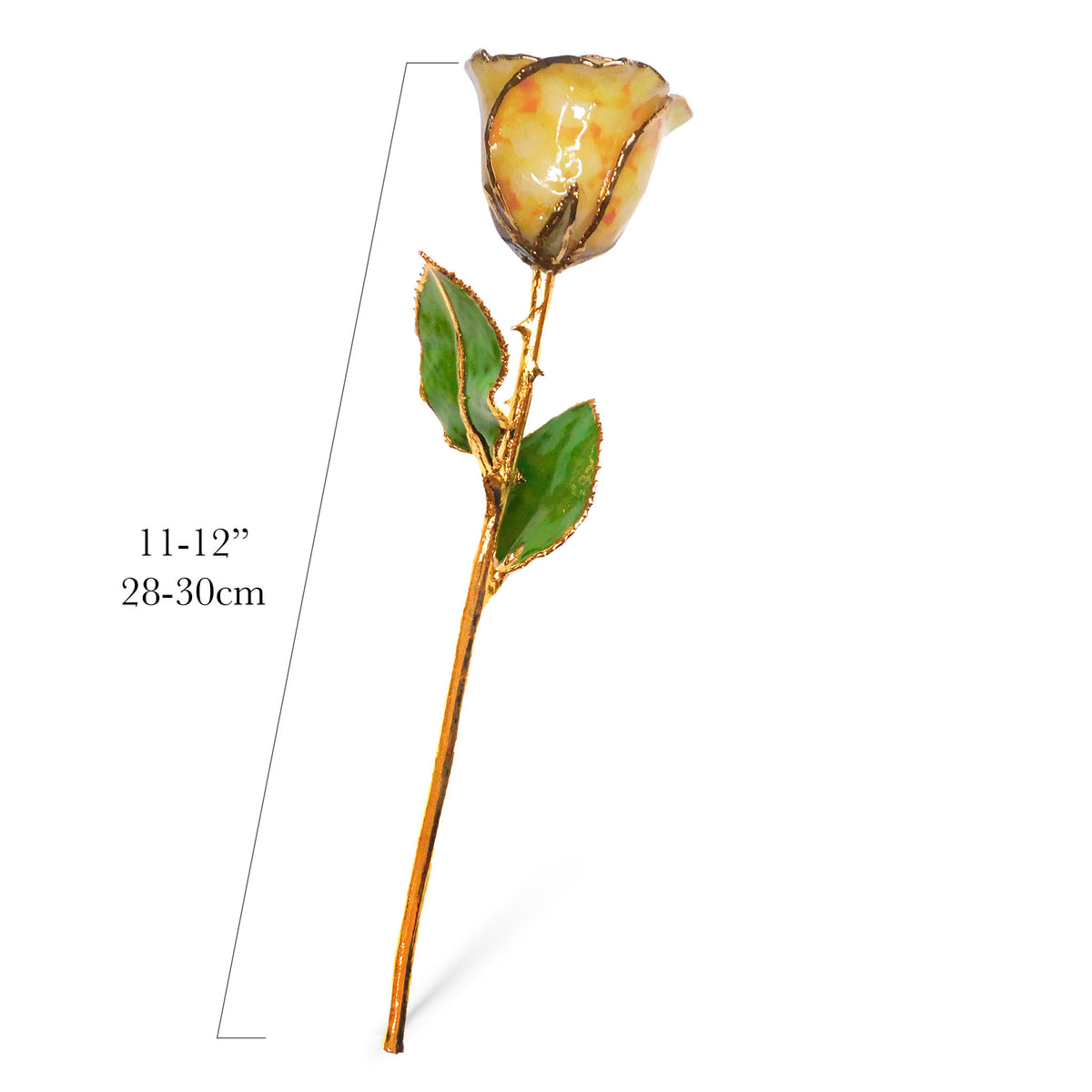 24K Gold Forever Rose - Yellow Quartz