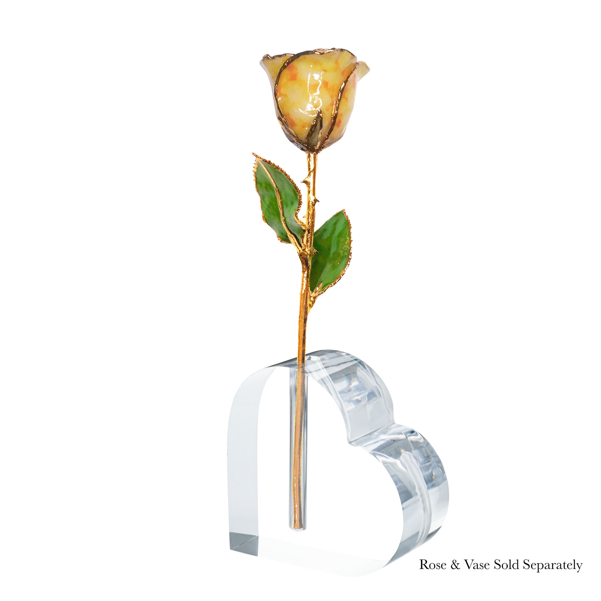 24K Gold Forever Rose - Yellow Quartz