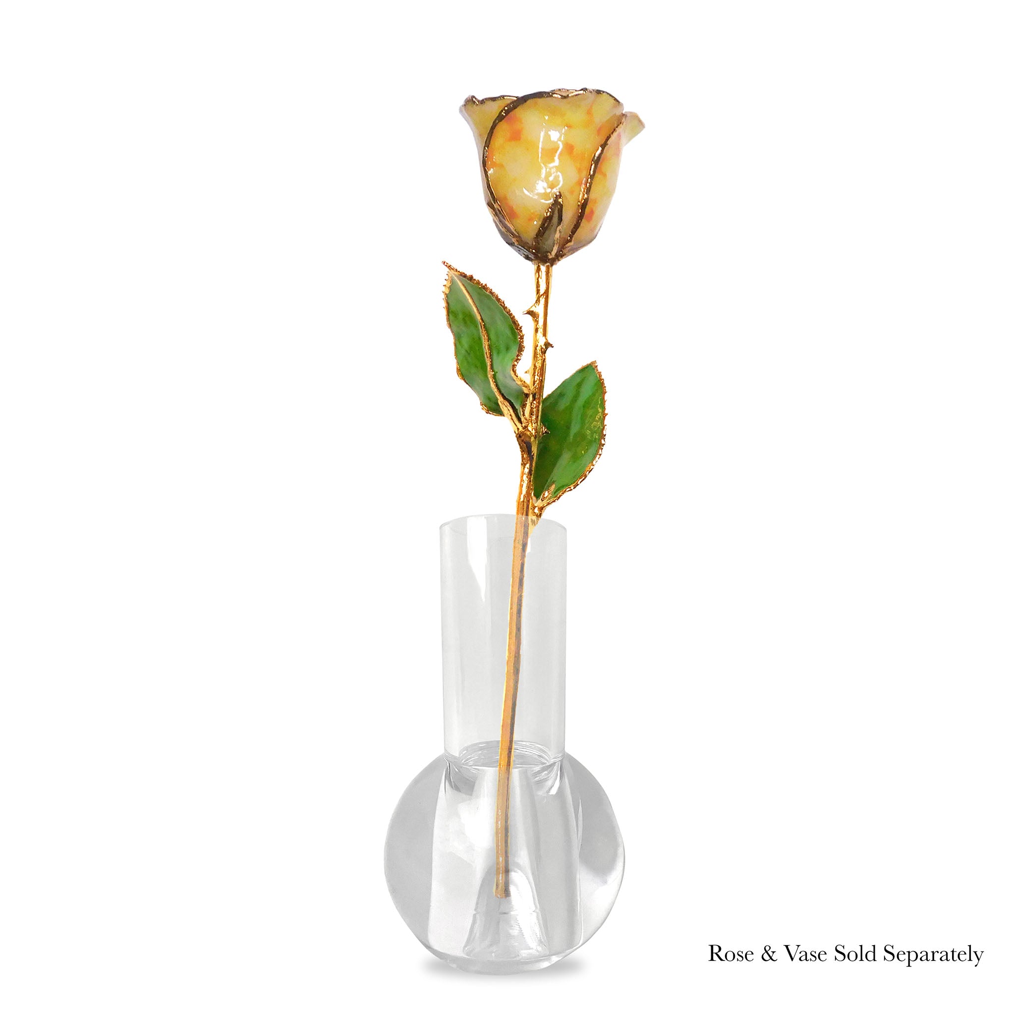 24K Gold Forever Rose - Yellow Quartz