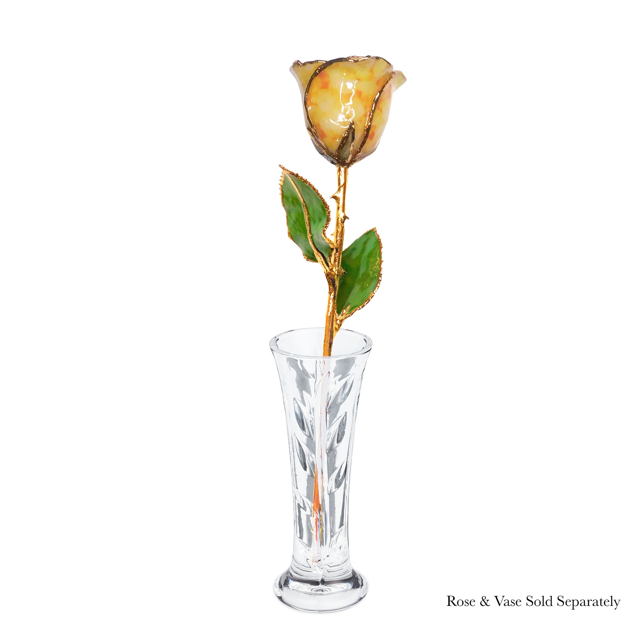 24K Gold Forever Rose - Yellow Quartz
