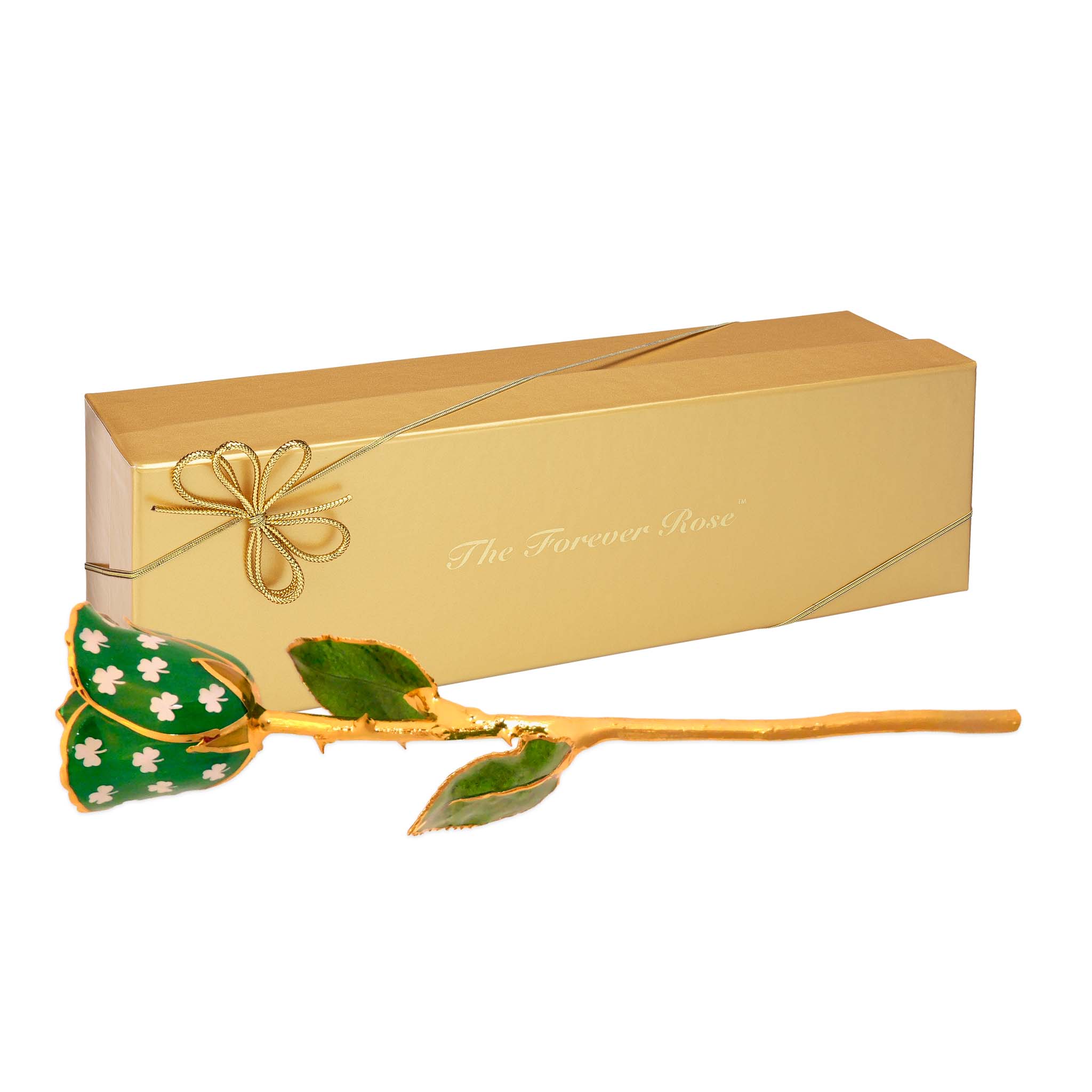 24K Gold Forever Rose - Shamrock