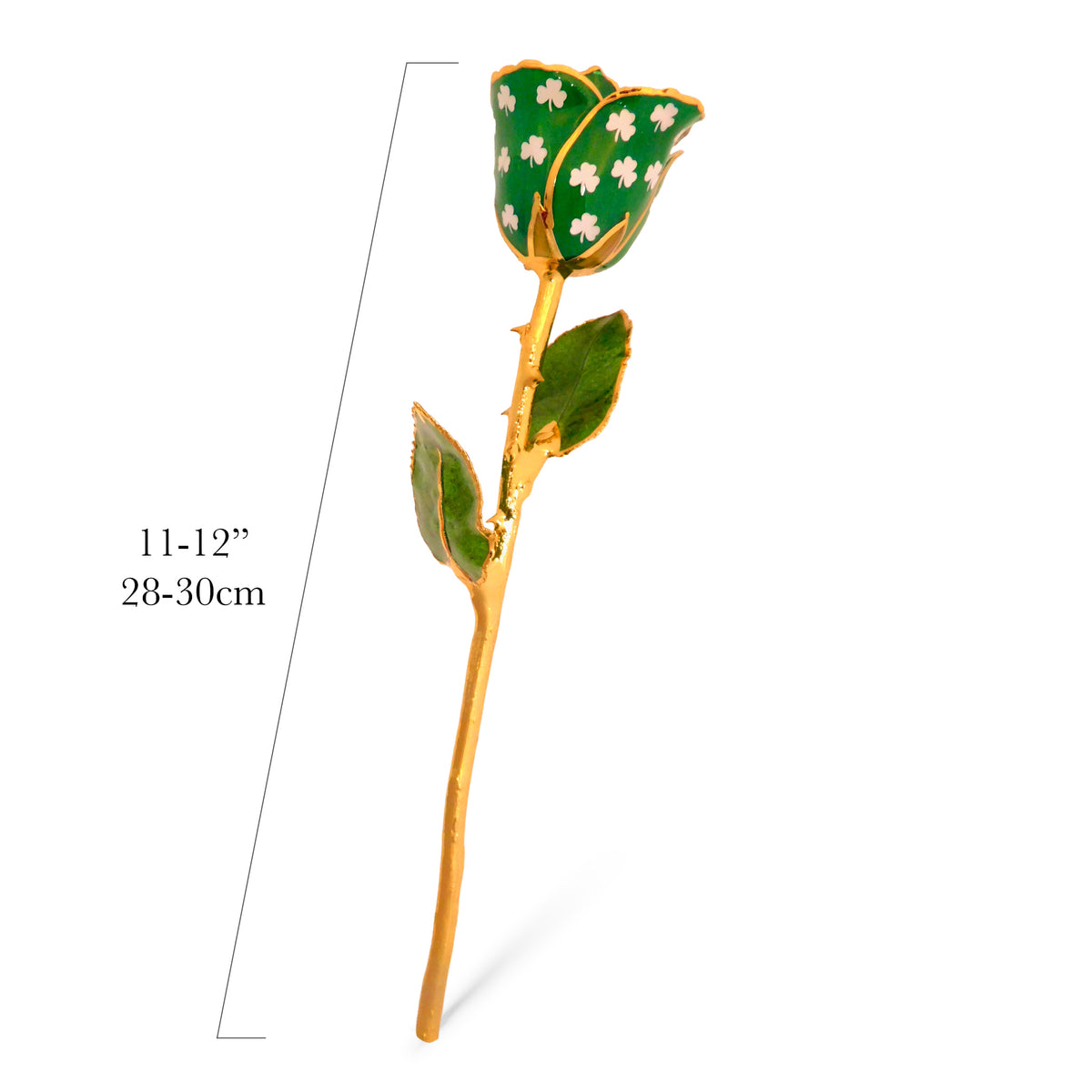 24K Gold Forever Rose - Shamrock