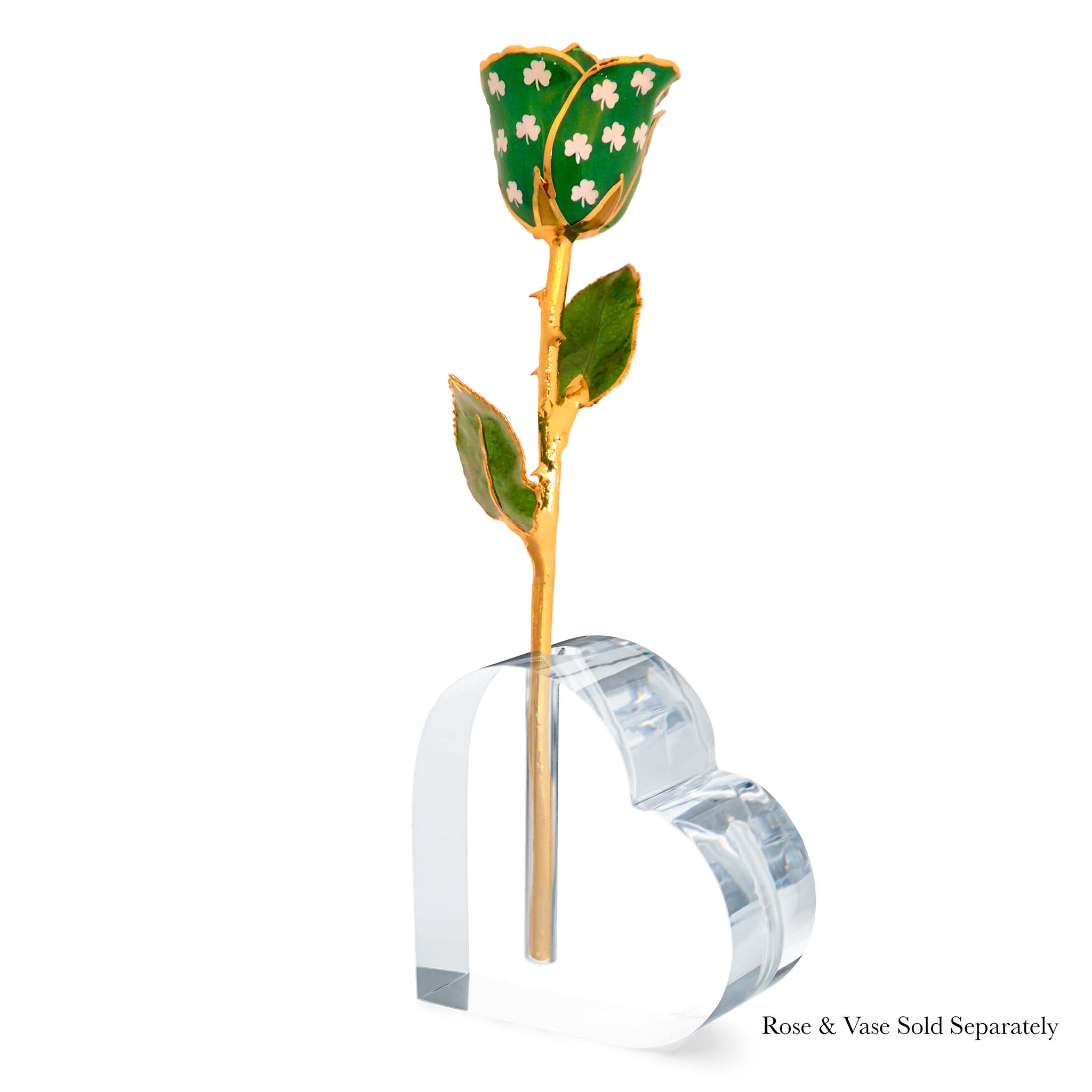 24K Gold Forever Rose - Shamrock